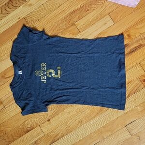 NWT Derek Jeter blue/grey tee